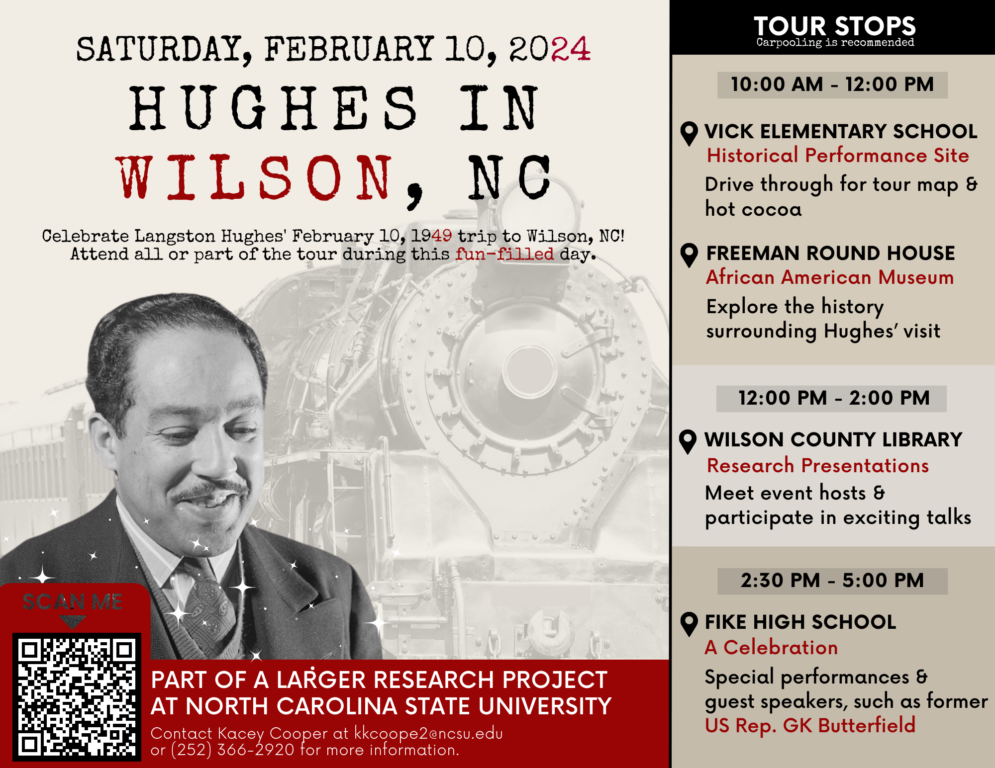 Mark your calendars: Hughes in Wilson, February 10! | Black Wide-Awake